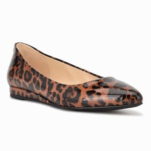 Nine West Ferdi 9x9 Pointy Toe Flats - Brown - Ireland (GF6835094)